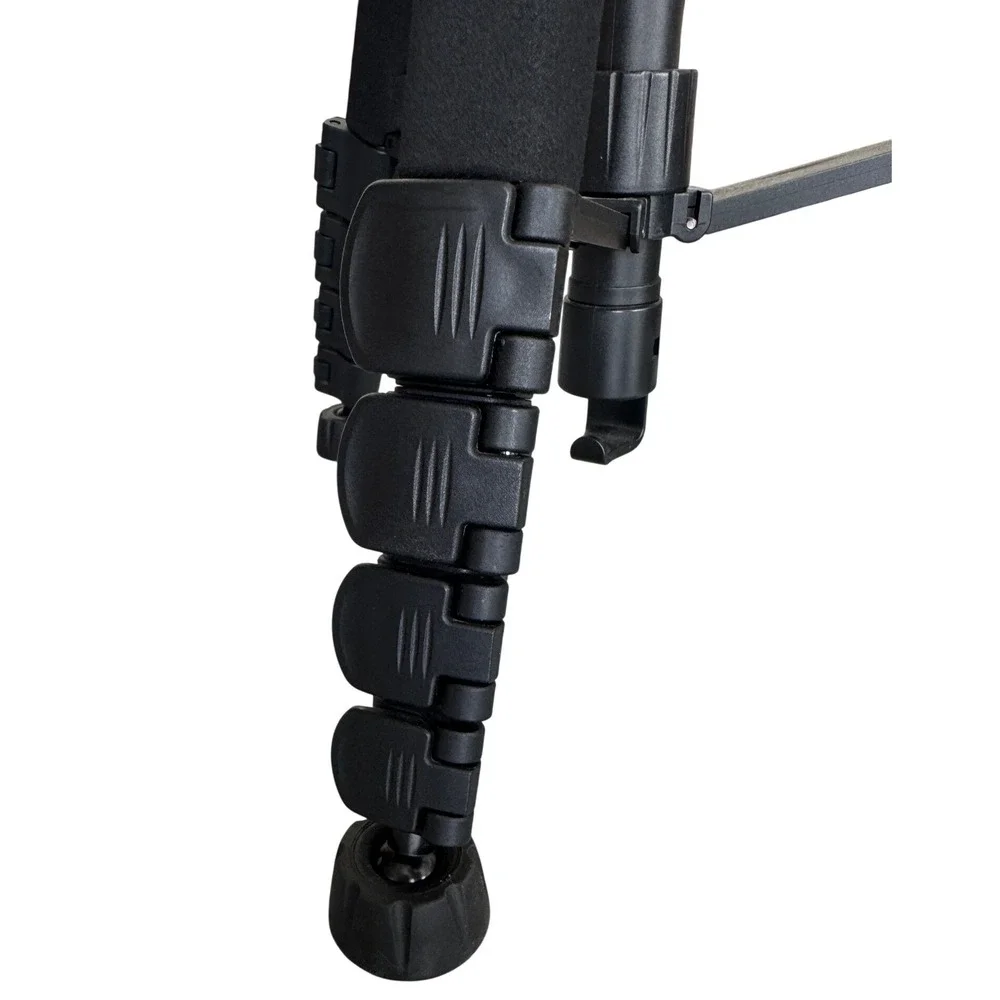 Universal Adjustable Camera Smartphone Tripod Black Aluminum 3-Way Pan Head